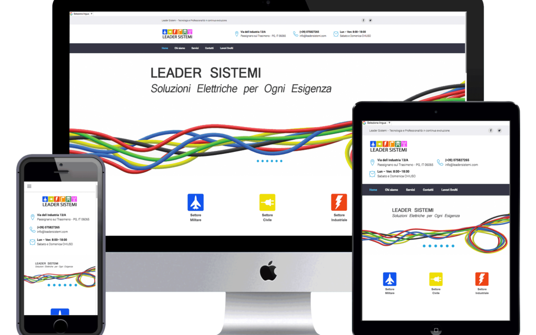 Realizzazione Sito Web Aziendale Leader Sistemi SrL