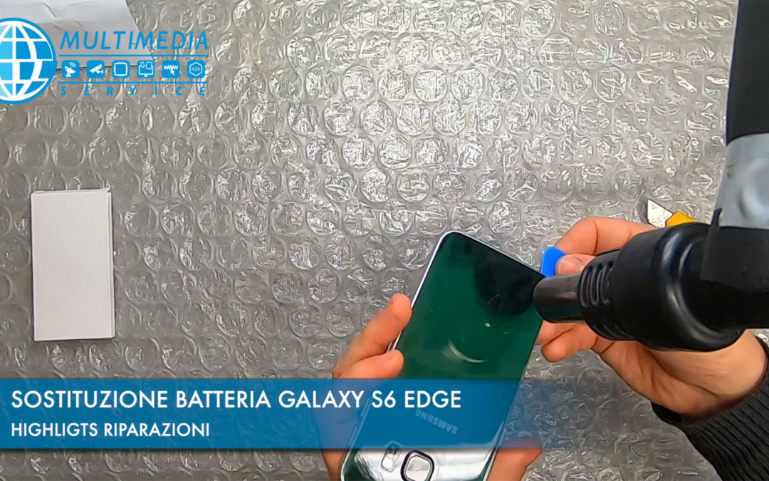Sostituzione batteria su Samsung Galaxy S6 Edge
